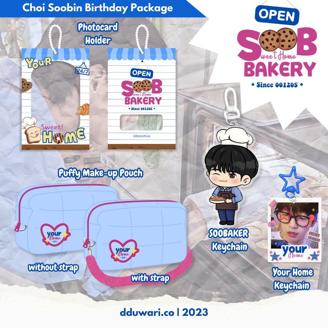 dduwari_co's tweet photo. [🎡rts and likes are very appreciate🌷 ]

PRE-ORDER 
🥨 ' 𝗦𝘄𝗲𝗲𝘁 𝝜𝘰𝗆ᥱ 𝑩𝒂𝒌𝒆𝒓𝒚 ' 𝘾𝙝𝙤𝙞 𝙎𝙤𝙤𝙗𝙞𝙣 𝘽𝙞𝙧𝙩𝙝𝙙𝙖𝙮 𝙋𝙖𝙘𝙠𝙖𝙜𝙚 🥨  

📅 09 Nov - 22 Nov 2023 
(Bisa close lebih awal jika slot penuh)

📍SMD, Jawa Barat 🇮🇩 https://t.co/h0Uyc9ltRE