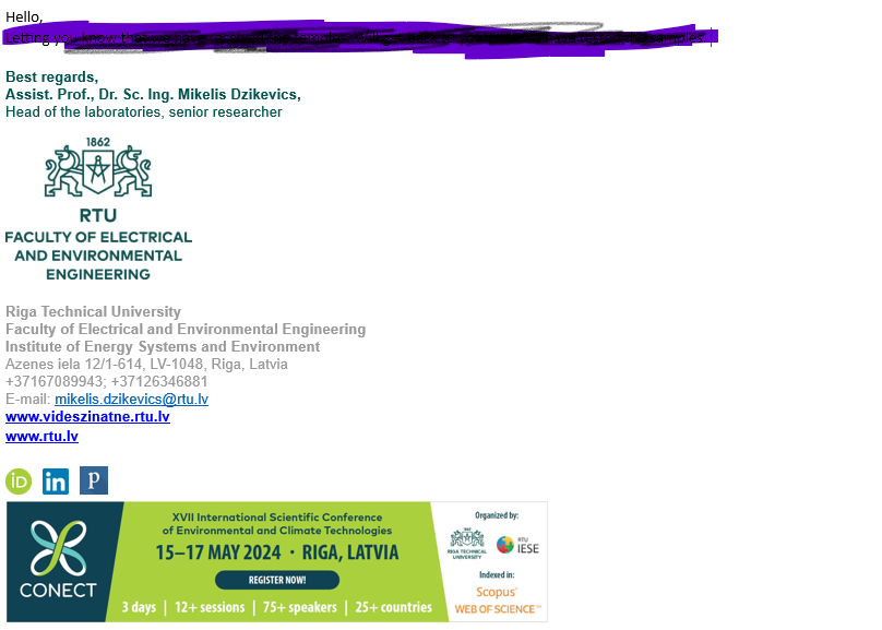 Reizēm žēl tos elektronus un fotonus, kas pārsūta mūsu epastus, kur galvenais texts ir <10%