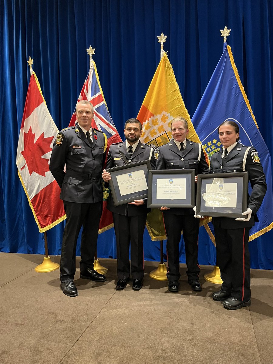 Delighted and honoured to have been a part of the Peel Regional Police’s award ceremony last evening! Thank you @PeelPolice for 2021 Matt Parr Impaired Driver Apprehension Award! 🙏🏽 #PeelPoliceAwardCeremony #Awards