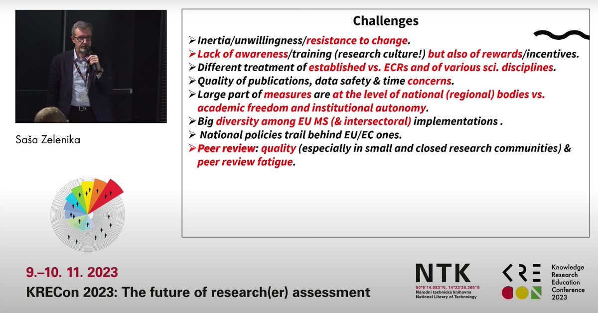 Tereza Simova (@tersi_czech) on Twitter photo How do we shift from quantitative to quantitative evaluation? <a href="/SZelenika/">Saša Zelenika</a> discusses the current state and future directions of researcher career assessment. #KRECon2023 How do we shift from quantitative to quantitative evaluation? <a href="/SZelenika/">Saša Zelenika</a> discusses the current state and future directions of researcher career assessment. #KRECon2023