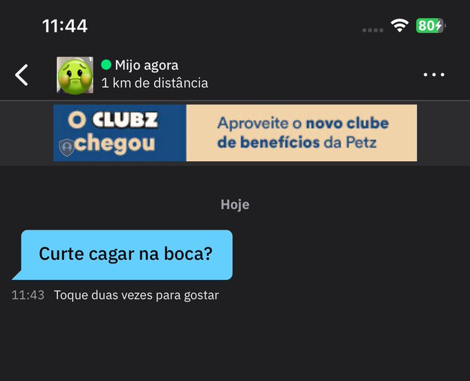 chega, vou desinstalar essa bomba https://t.co/efiPNt4Lrb<a href="/tag/votelgbtq"class="tags"><span>#votelgbtq</span></a>