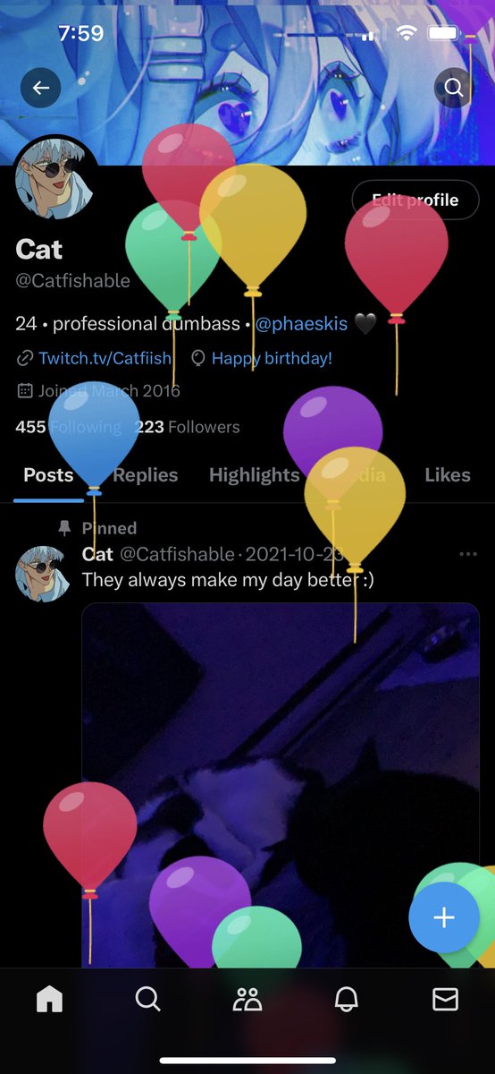 Catfishable's tweet image. Another year of getting old, I will say it’s been a wild fucking year.