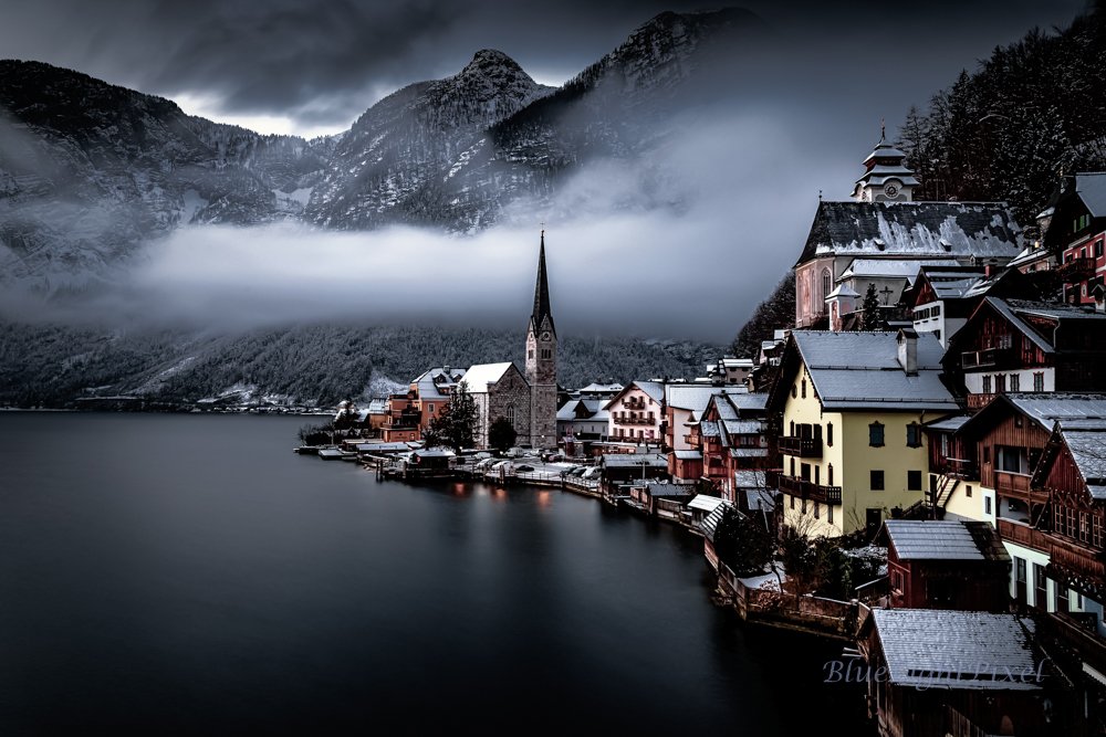 The mist lifting in Hallstatt, Austria by @bluelightpixel

#vanguardphotouk #weather #photography