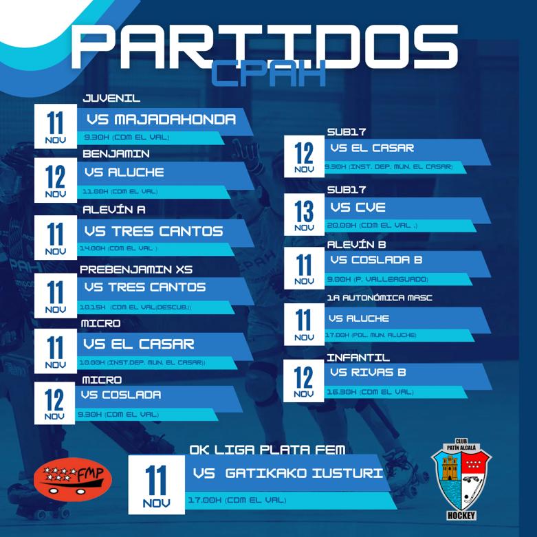 AlcalaHockey's tweet photo. COMPETICIÓN || Nuevo fin de semana de competición oficial para los equipos de #BaseCPAH del Club y senior primera autonómica; con la vuelta de las #guerrerasalcalainas a casa.
#aupaalcala #juntossomosmasfuertes #hockeypatines #hockeysobrepatines #valores #igualdad https://t.co/ZhcZumnS1y