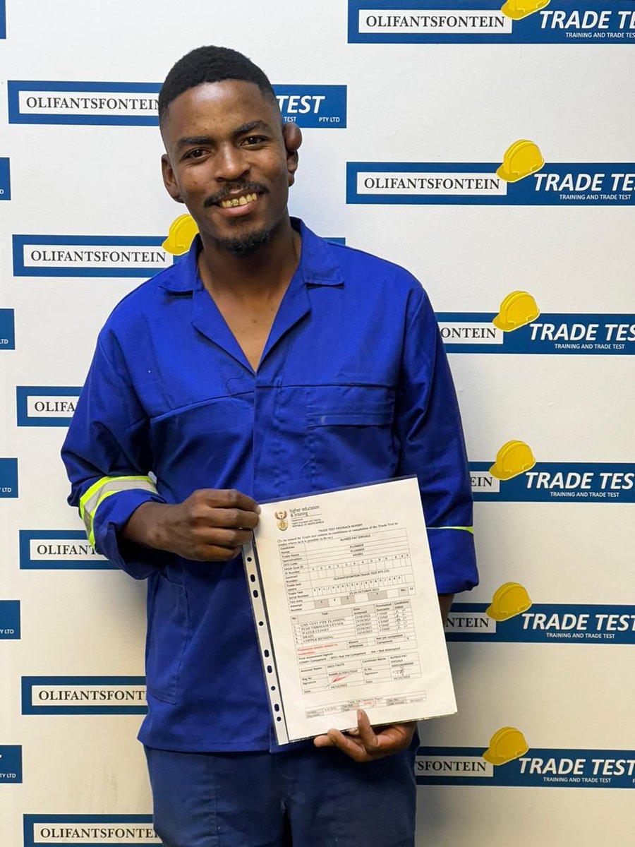 bryanstonplumb1's tweet photo. Well done Pat for passing your Trade Test on your first attempt with flying colours! We are so proud of you! ⭐️

#proudplumbers #tradetest #passed https://t.co/DJyEblRm37