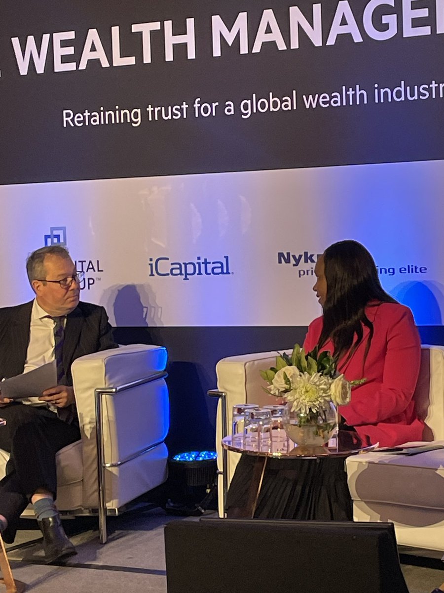 Wealth managers are seeing many businesses they deal with diminishing in value due to sibling rivalry - Sanah Gumede of @Absa tells @MPJVincent of @FT during discussion on succession planning at @ftlive and @FT_PWM #FTWealth Summit in London
