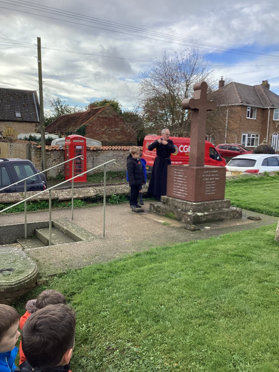 Pixies placed our beautiful class wreath down at our remembrance service today. It was a lovely service for our school and village.