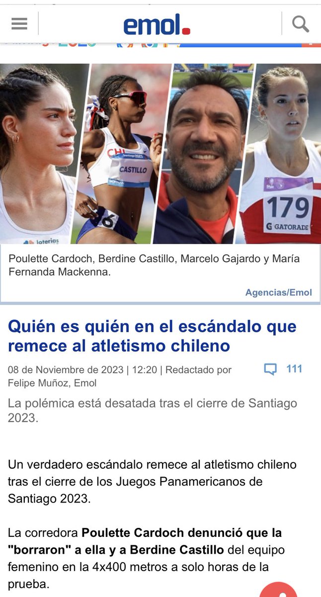 Periodistas cuando los atletas ganaron medallas todos arriba del carro de la victoria se demoraron dos dias para empezar con polémicas, pienso que es determinación del DT de poner a quien él estime conveniente y que esté en condiciones por que esto no lo vieron antes de competir