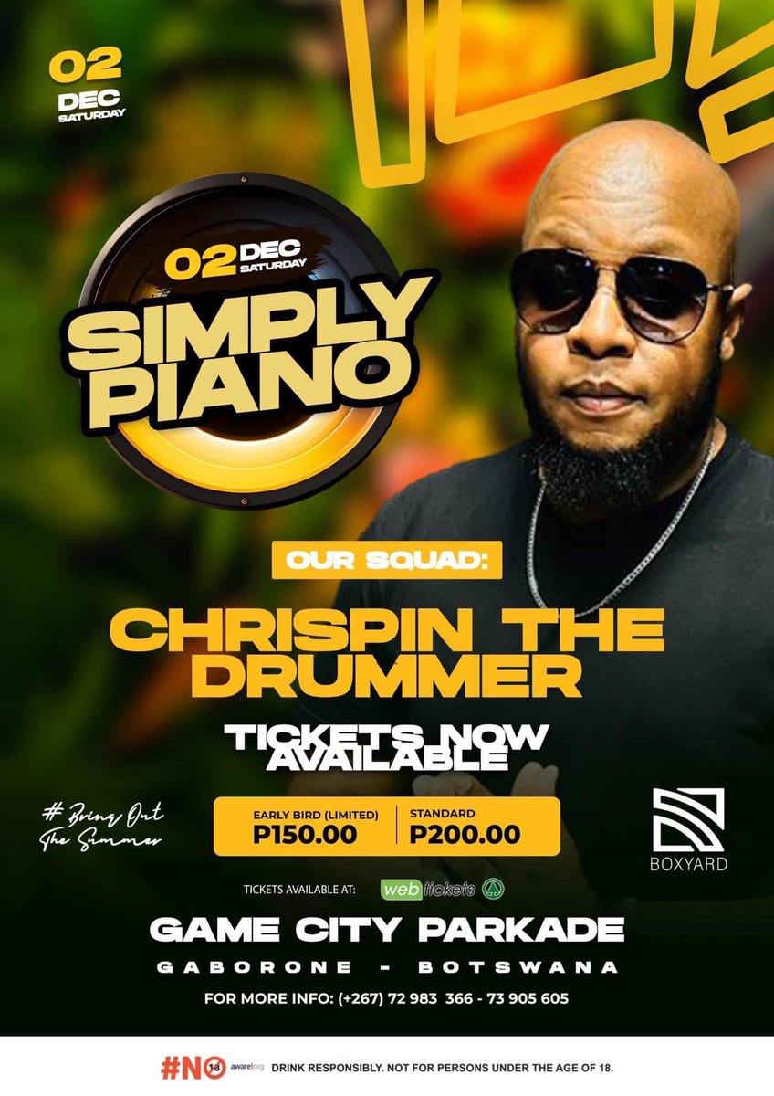 Simply_Piano23's tweet image. The 2nd round of local acts boasts names that need no introduction! Mr O, @DJBUNNYWORLD, Chrispin The Drummer and SAMA nominated @DjNgwazi_ #BringOutTheSummer #2ndDecember