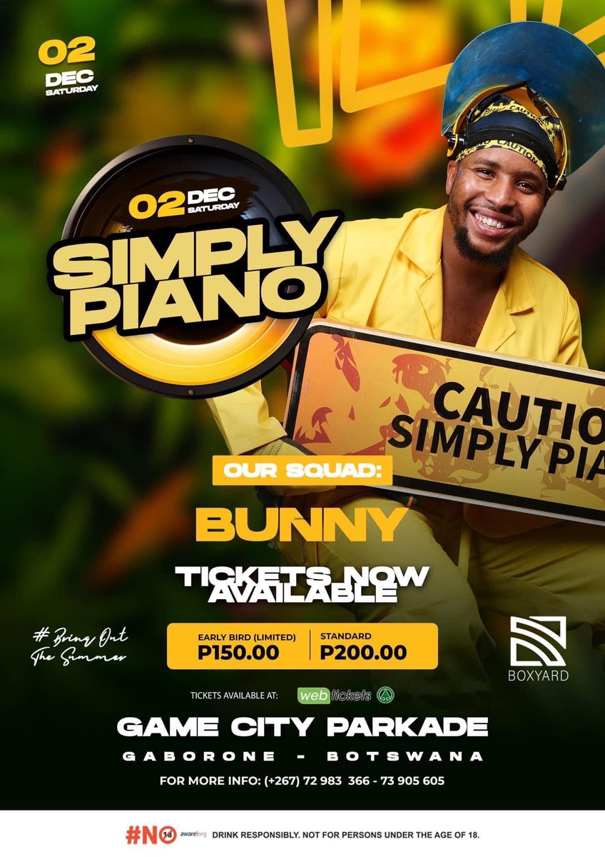 Simply_Piano23's tweet image. The 2nd round of local acts boasts names that need no introduction! Mr O, @DJBUNNYWORLD, Chrispin The Drummer and SAMA nominated @DjNgwazi_ #BringOutTheSummer #2ndDecember