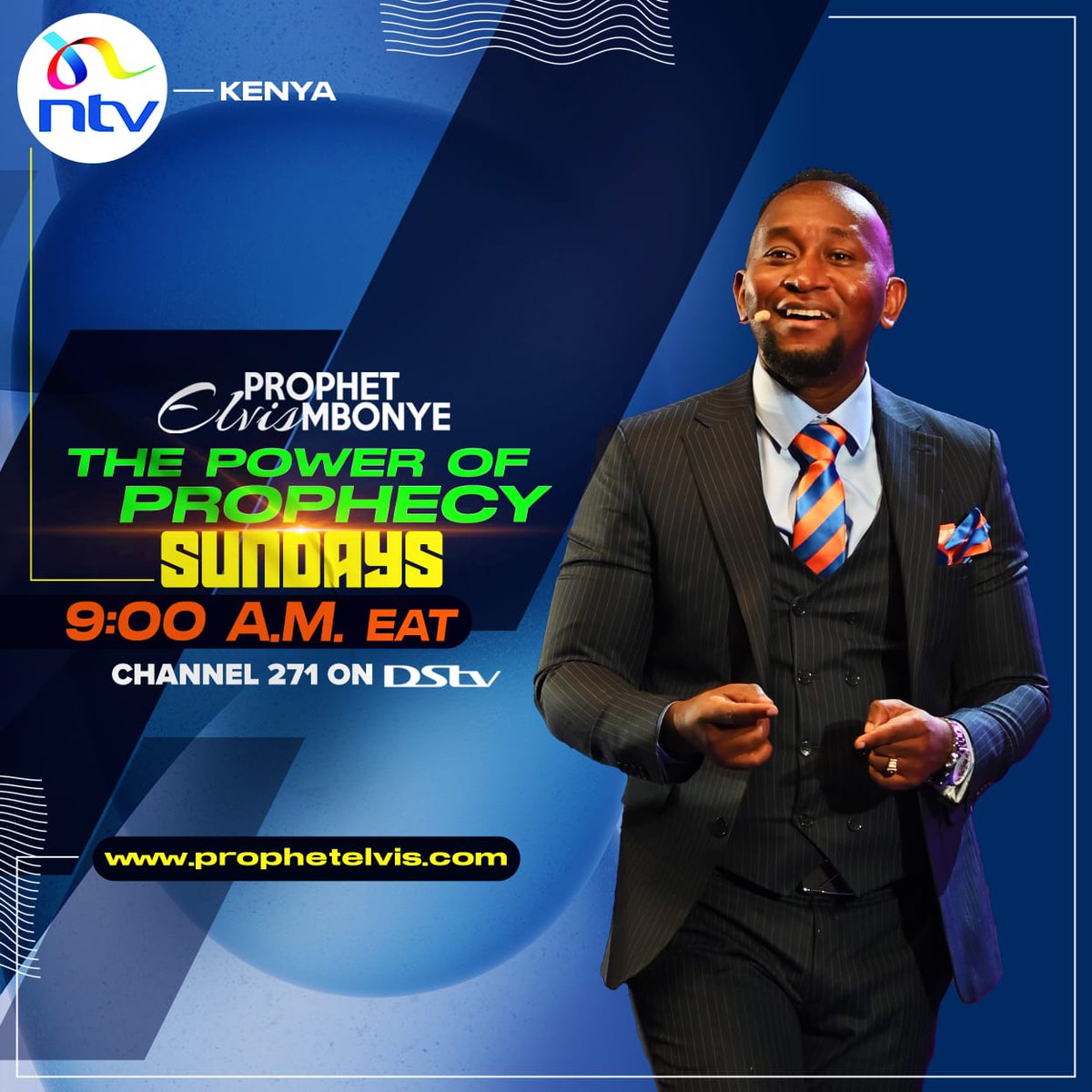 Prophet Elvis Mbonye on NTV Kenya this Sunday November 12, 2023 at 09:00 am East African Time (EAT)!! Live stream at prophetelvis.com/live #ProphetElvisMbonye