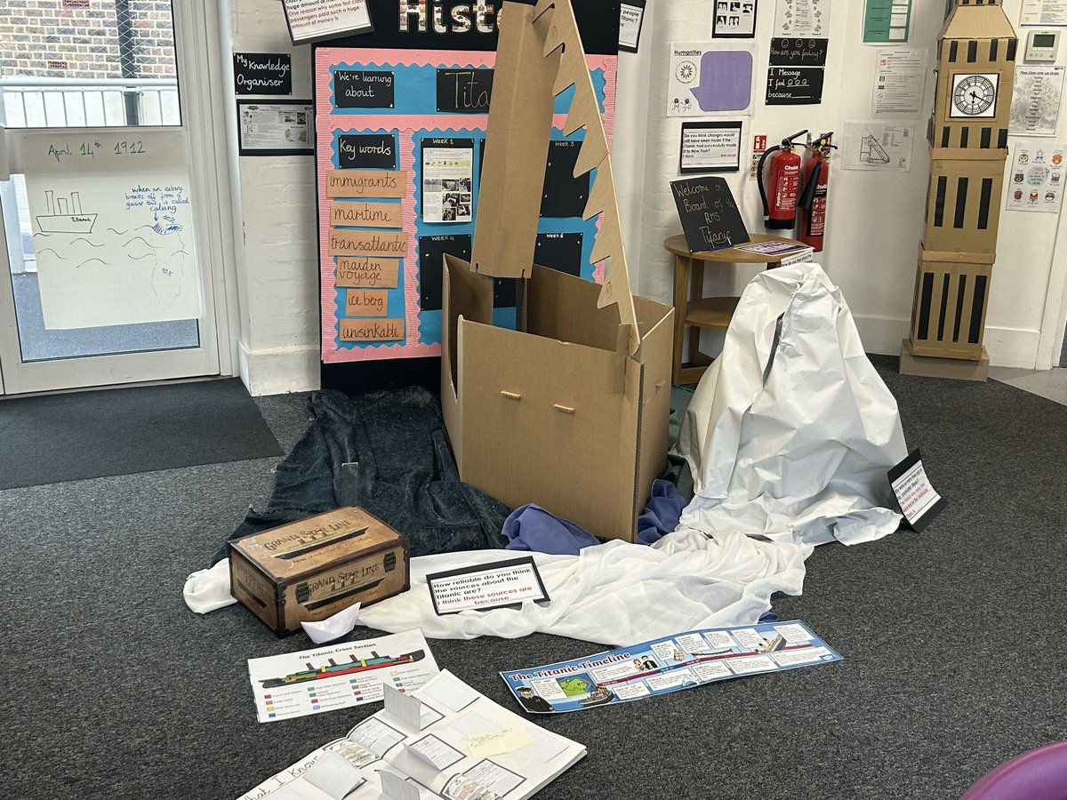 ParkAcad's tweet image. Eager to find out what historical adventures await Year 4! From the tragic voyage of the Titanic to the thrilling era of exploration and discovery. What time period will they explore next? #HistoryClass #Year4 #ExploringThePast #Discovery