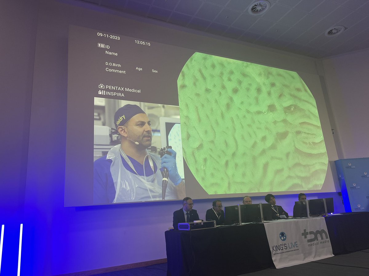 idris_PENTAXMed's tweet photo. Another demonstration of the power of #PENTAXMedical #INSPIRA™ improved imaging even with our legacy magniview endoscopes for Barrett’s. Thanks @rehan_haidry #KingsLive2023 https://t.co/yhiQBSt9gi