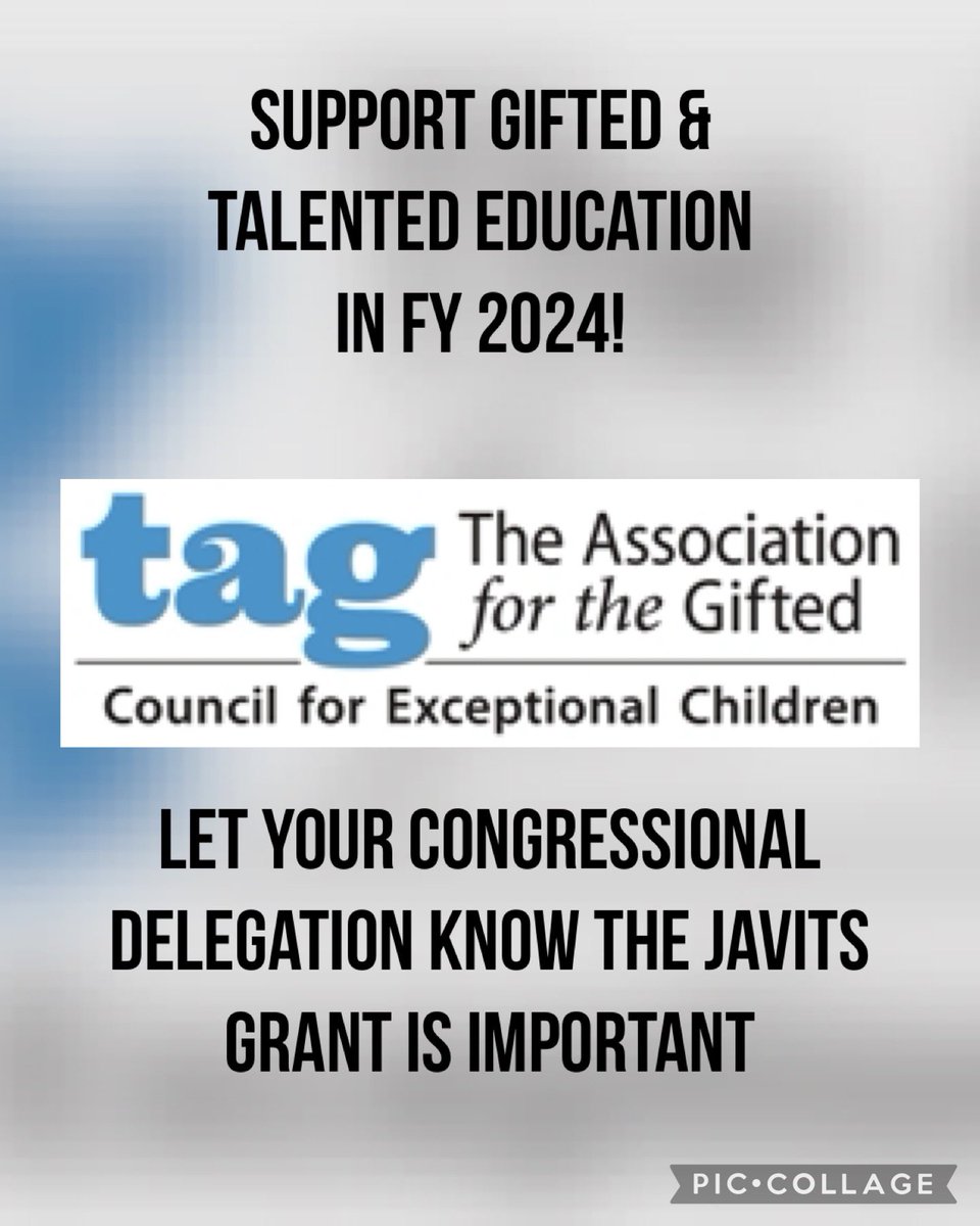 Congress is currently debating funding levels for Fiscal Year 2024. Contact your Congressional Delegation letting them know the Javits Gifted and Talented Education grant program is important! #Javits #CECTAG votervoice.net/mobile/CFEC/Ca…