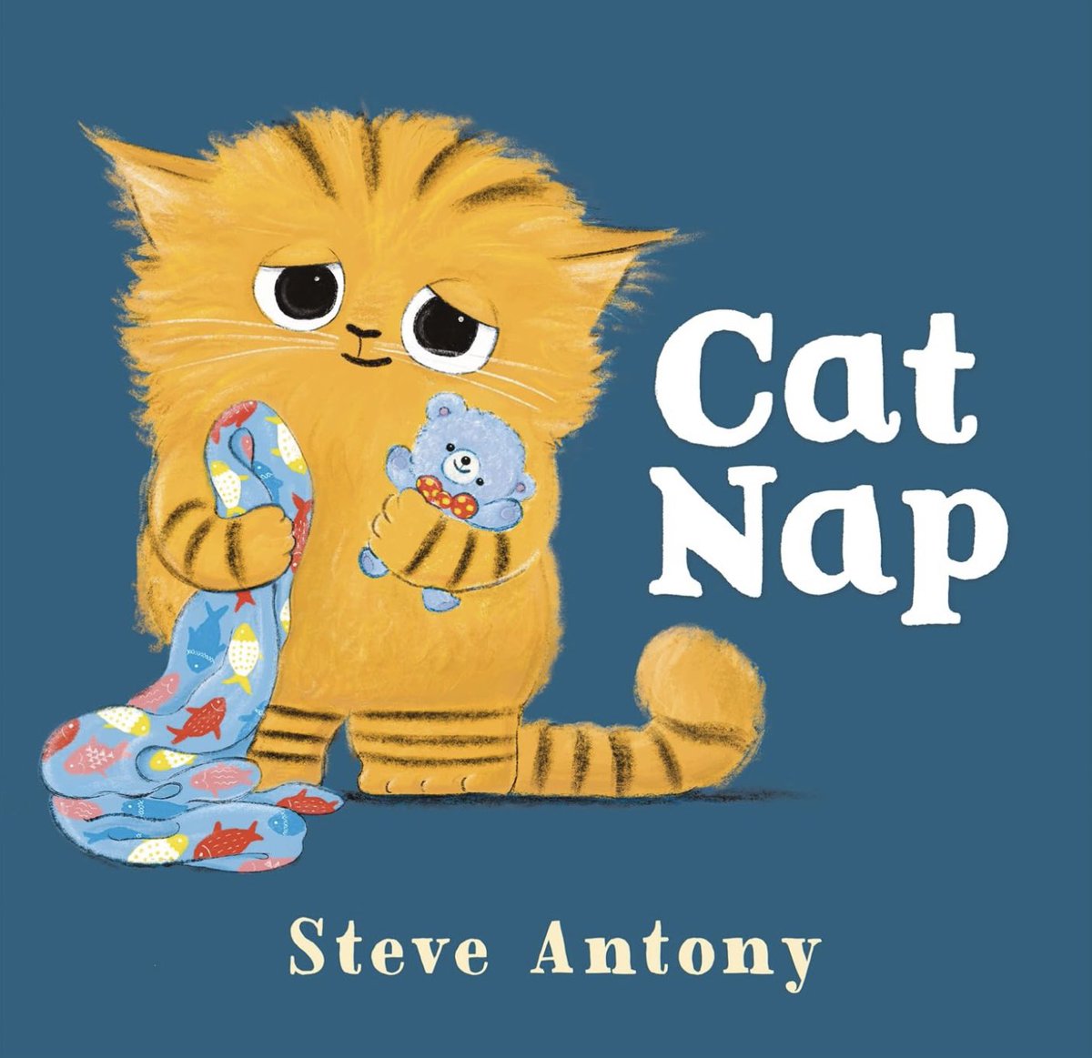 Here’s the cover of CAT NAP! It is the first in a 4 book series with @macmillankidsuk: CAT NAP, BIRD BATH, CHICK PEA, HIPPO POTTY. These animal toddlers are so fun to draw, and I approached the narrative in a new and different way for this series. CAT NAP will publish in April.