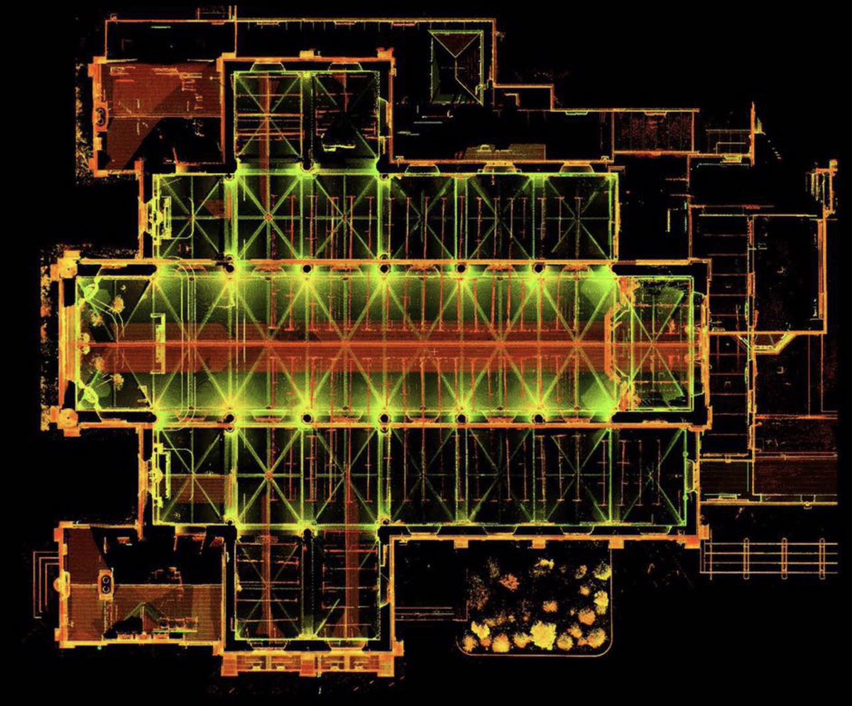 1manscan's tweet image. Good Shepherd Church #3dlaserscan survey 20 years ago with a #cyrax2500 #laserscanner. #leicageosystems #builtheritage #heritage #digitalheritage #3dscan #laserscanning