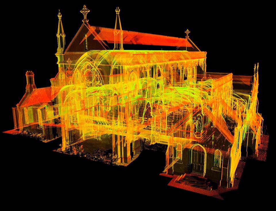 1manscan's tweet image. Good Shepherd Church #3dlaserscan survey 20 years ago with a #cyrax2500 #laserscanner. #leicageosystems #builtheritage #heritage #digitalheritage #3dscan #laserscanning