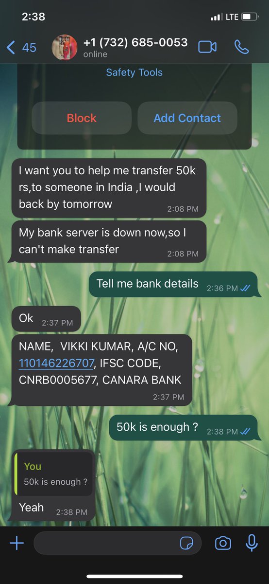 Hi @Cyberdost , some one posing as my sister and asking to transfer amount to below account . Already few people transferred money . Can you please take action ? Cc @canarabank @syndicatebank