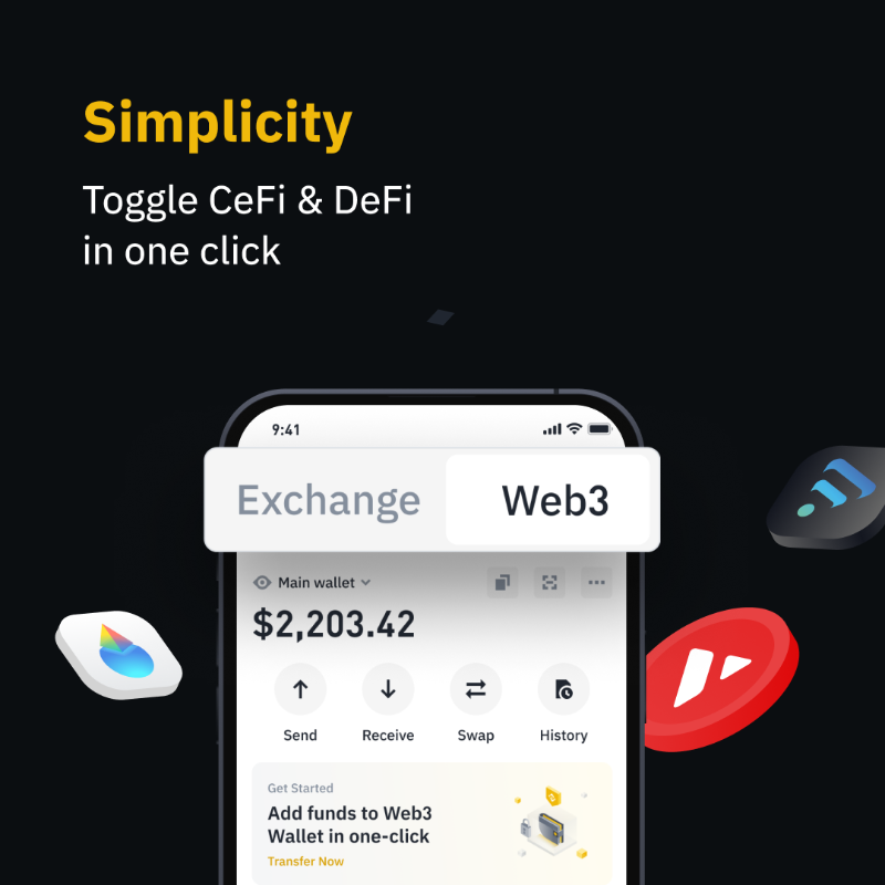 binance's tweet photo. Your key to everything Web3.

The #Binance Web3 Wallet.

Learn more about it 👉