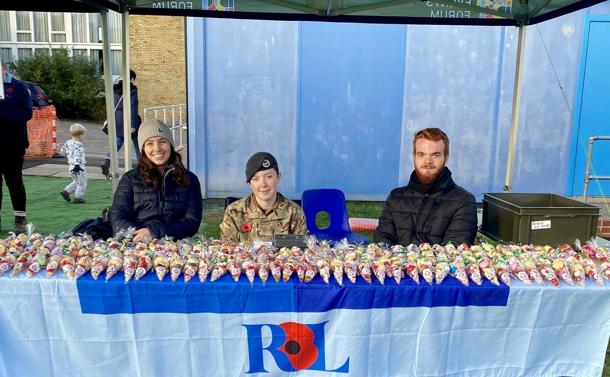 -SUPPORTING THE POPPY APPEAL-

This weekend the #2484family was very busy fundraising for the <a href="/PoppyLegion/">Royal British Legion</a> poppy appeal, they raised a substantial amount of money for the poppy appeal by selling sweet cones at the Baldock Fireworks and fundraising at the hoops in Bassingbourn.