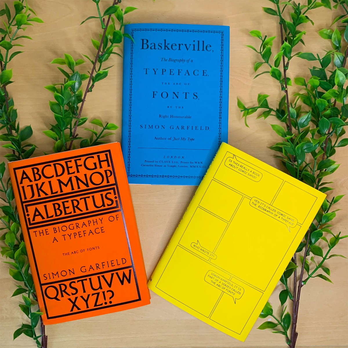 wnbooks's tweet photo. It's publication day for The ABC of Fonts by Simon Garfield! 📚
These bold, beautiful and brilliant books are about typefaces that continue to leave a lasting impression on our lives.
OUT NOW: https://t.co/g1yrR3Ot0A
#SimonGarfield #TheABCofFonts https://t.co/fAhX8UdcPW