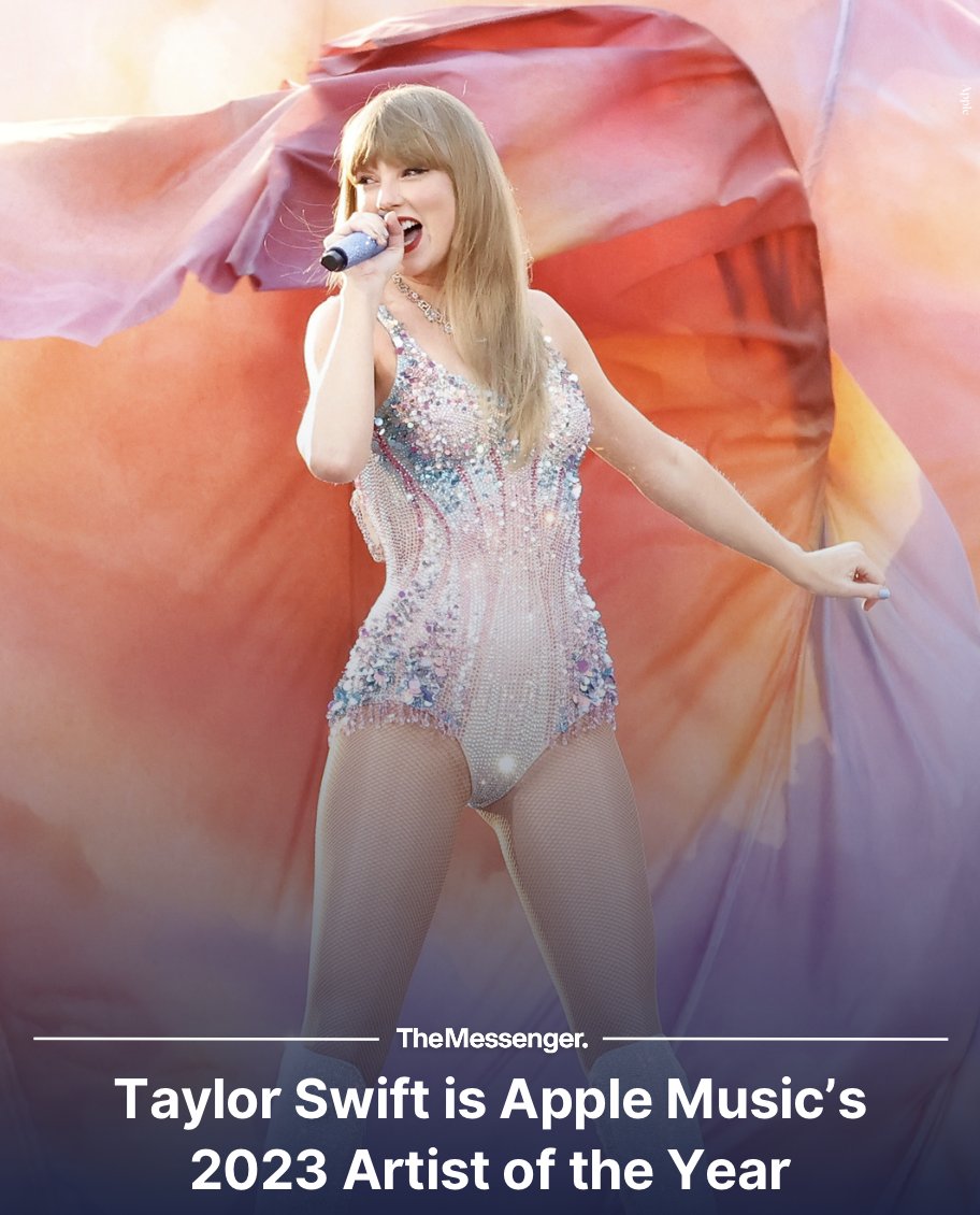 Taylor Swift is Apple Music's Artist of the Year for 2023 - Apple