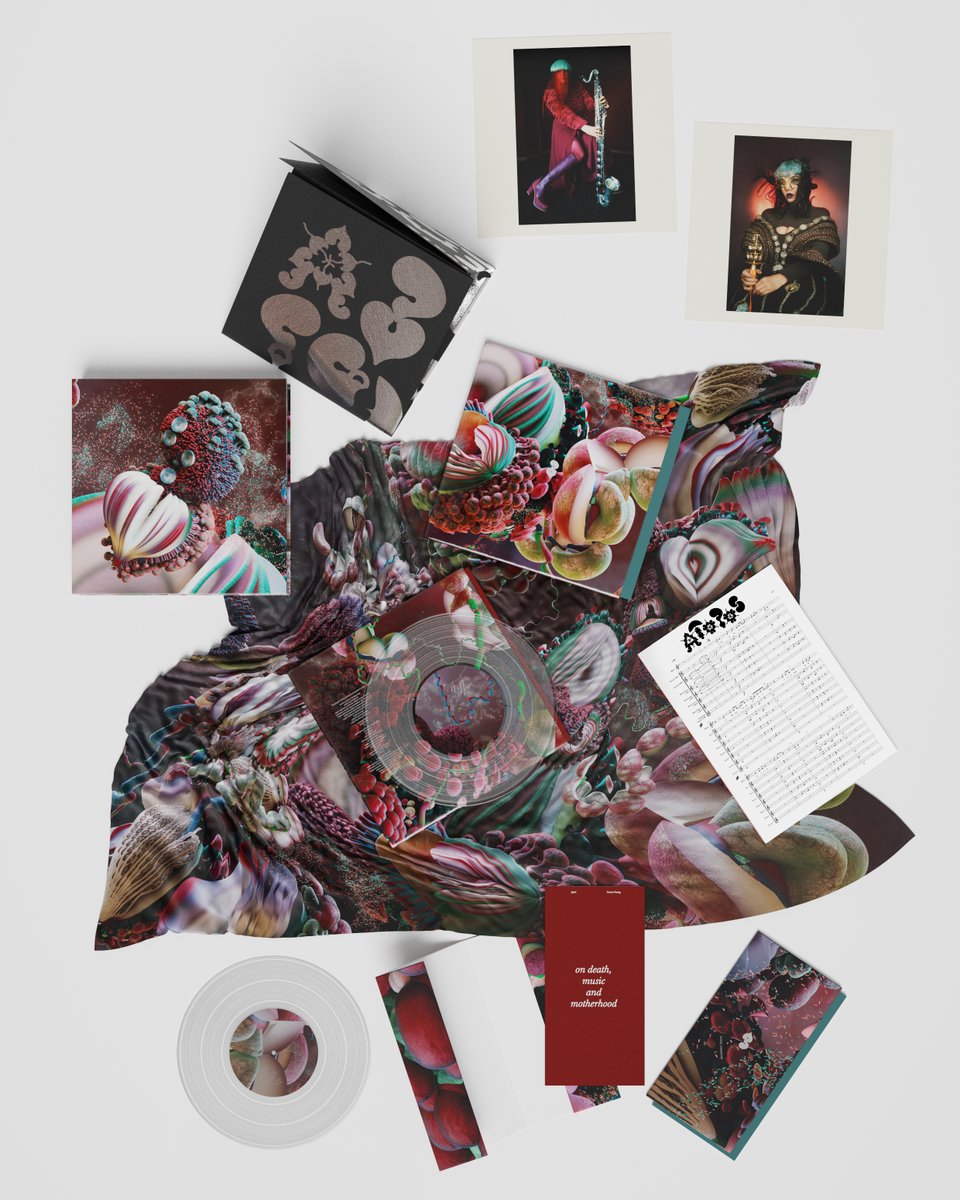 bjork's tweet photo. fossora limited edition deluxe boxset is available to pre-order here: https://t.co/Az4gKhj4Bs

designed by @mmparisdotcom https://t.co/IH7K1VnTOT
