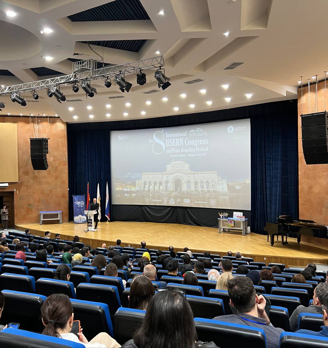 The 8th International USERN Congress and Prize Awarding Festival has begun! ✨ 📍 Yerevan, Armenia 📣 Stay tuned with us for the latest congress updates! 🗓 Congress Dates: November 8th, 9th, 10th, 2023 🌐 userncongress.com