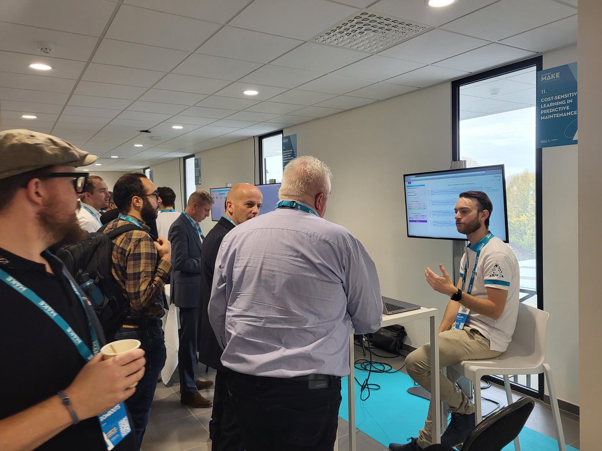CVAMO_UGent's tweet image. CVAMO Demo on the occasion of the opening of the #FlandersMake building in Kortrijk. Our demo shows how cost-sensitive predictive analytics helps improve maintenance decisions. #orms #predictiveanalytics