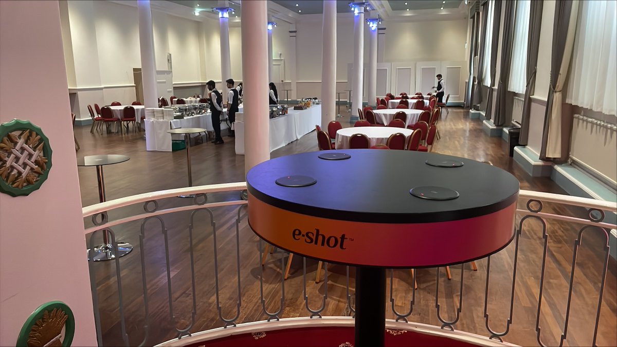 eshot_net's tweet image. Is your phone battery running low? You can refuel at lunch, we have multiple wireless charging points at our area in Hadfield Hall.
Our little contribution to the brilliant #commsacad23