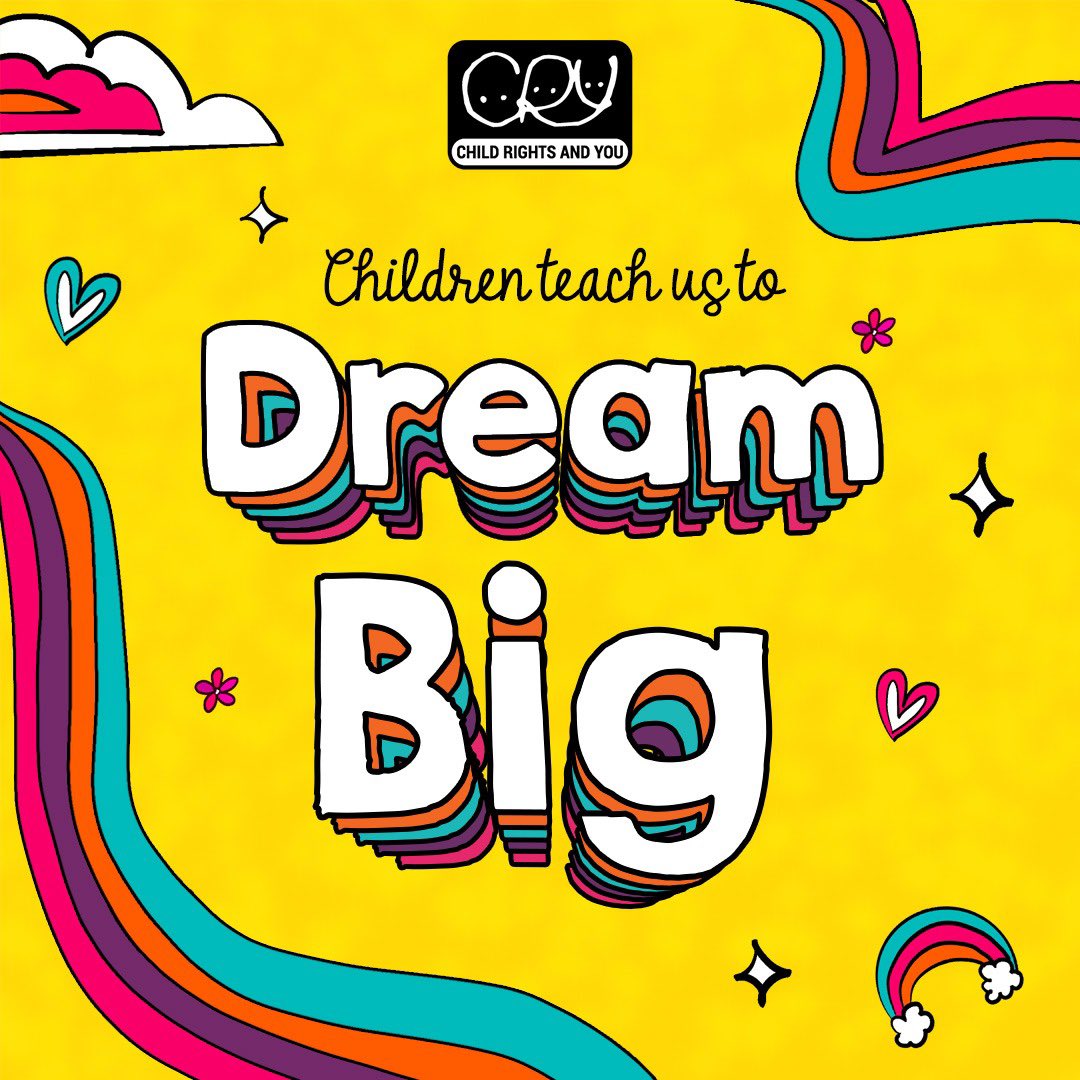 CRYINDIA's tweet photo. Our favourite lessons to learn will always come from children. Let’s share their wisdom with everyone around us and become a #YellowFellow. 💛✨
#LessonsFromChildren https://t.co/d7RlpK3auw