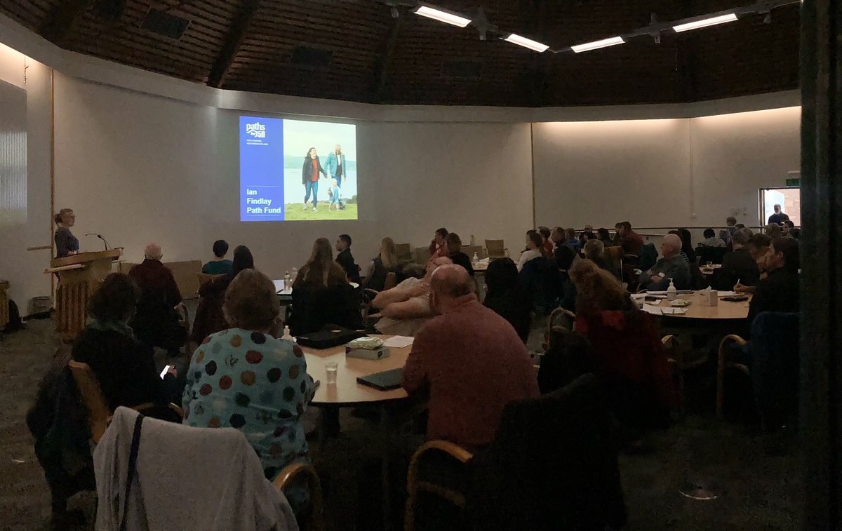 Yvonne McLeod, our Senior Development Officer for the IFPF, gave a presentation all about our Ian Findlay Path Fund at the #SOANevent23 this morning. 🍂 More about the fund here: bit.ly/3FnF687