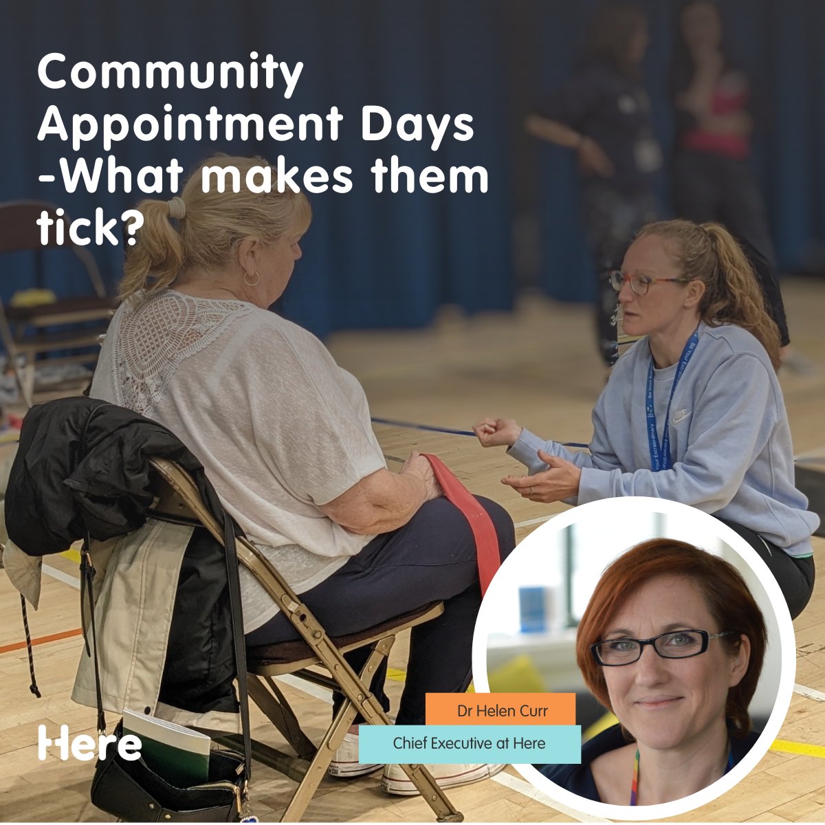 Could our Community Appointment Days happen anywhere?
Learn what makes them work in @HelenCurrHere's latest blog: hereweare.org.uk/community-appo…

#MSK #WhatMattersToYou #Sussex #Community #HealthCare #HealthcareInnovation