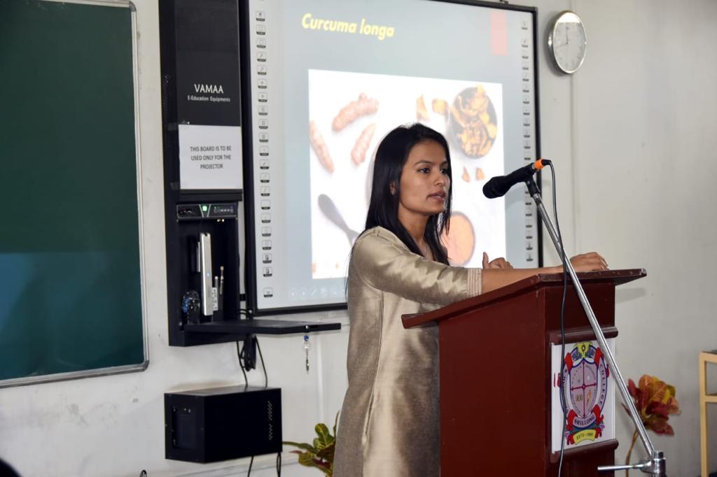 NeiahShill2000's tweet photo. Awareness lecture on Ayurveda for One Health delivered by Dr Rehana, NEIAH, Shillong at St. Dominic’s College, Nongthymai on 09/11/23 at  on occasion of Ayurveda Day 2023
@cari_guwahati @CCRAS_MoAyush @moayush @AyurvedaDay https://t.co/DnY9Lqgvic