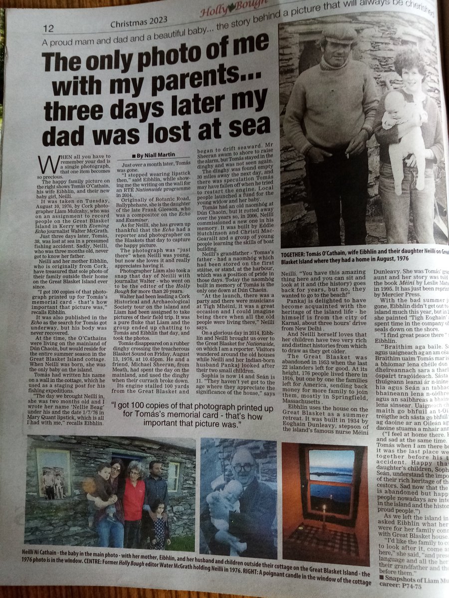 Memories of the Blaskets from #Hollybough Eibhlín Gleeson is delighted with Mercier's reprinting of Méiní The Blasket Nurse
mercierpress.ie/irish-books/m-…