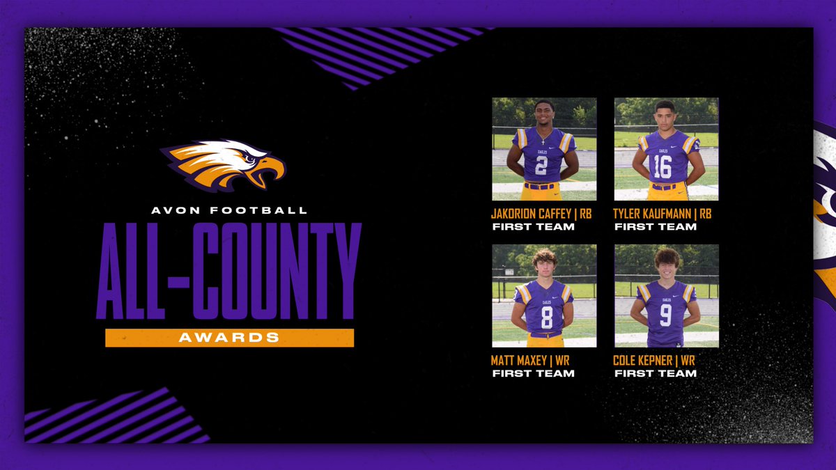 Coach Elder (@coach_elderm) on Twitter photo Congratulations on being named First-TEAM All-County #ItsA… 🏈🦅<a href="/JakorionC/">Jakorion Caffey</a> <a href="/TylerKaufmann6/">Tyler Kaufmann</a> <a href="/MattMaxey20/">Matt Maxey</a> <a href="/kepnercole_/">Cole Kepner</a> Congratulations on being named First-TEAM All-County #ItsA… 🏈🦅<a href="/JakorionC/">Jakorion Caffey</a> <a href="/TylerKaufmann6/">Tyler Kaufmann</a> <a href="/MattMaxey20/">Matt Maxey</a> <a href="/kepnercole_/">Cole Kepner</a>
