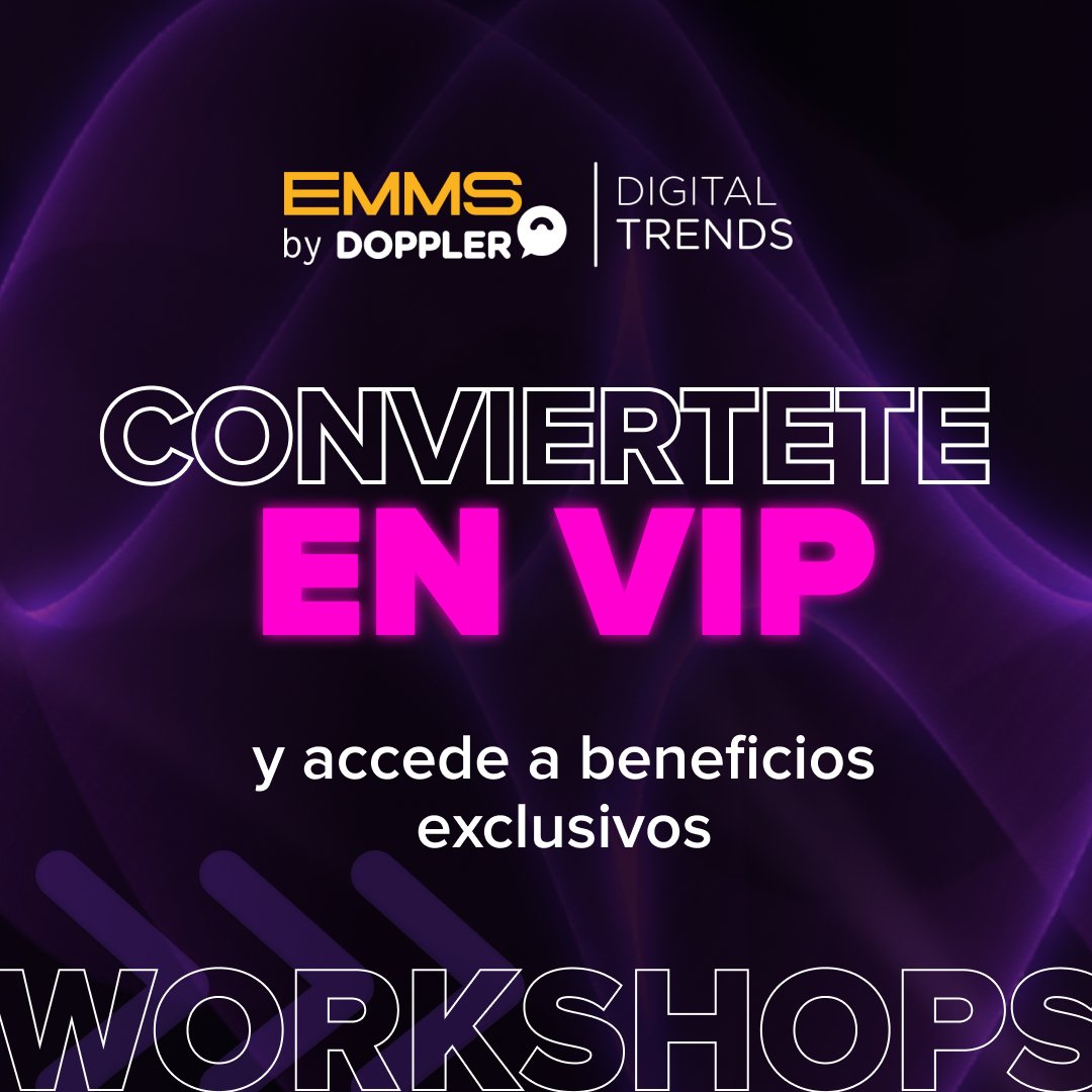 📣 Did you know that you can become a VIP attendee and join networking sessions to boost your knowledge to the maximum? By registering through the link below and using the code EMMS25OFF you can get a 25% discount on VIP access🚀 <a href="/fromDoppler/">Doppler - Marketing Multicanal</a>  

Register goemms.com/digital-trends…