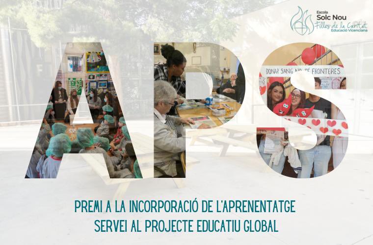Hem rebut el Premi Incorporació de l’ApS al projecte educatiu global! Aquest reconeixement de la Red Espanyola d’APS és important per a la nostra escola perquè l’ApS és una de les principals propostes de centre que fa que siguem una escola de qualitat i oberta a la comunitat.#ApS