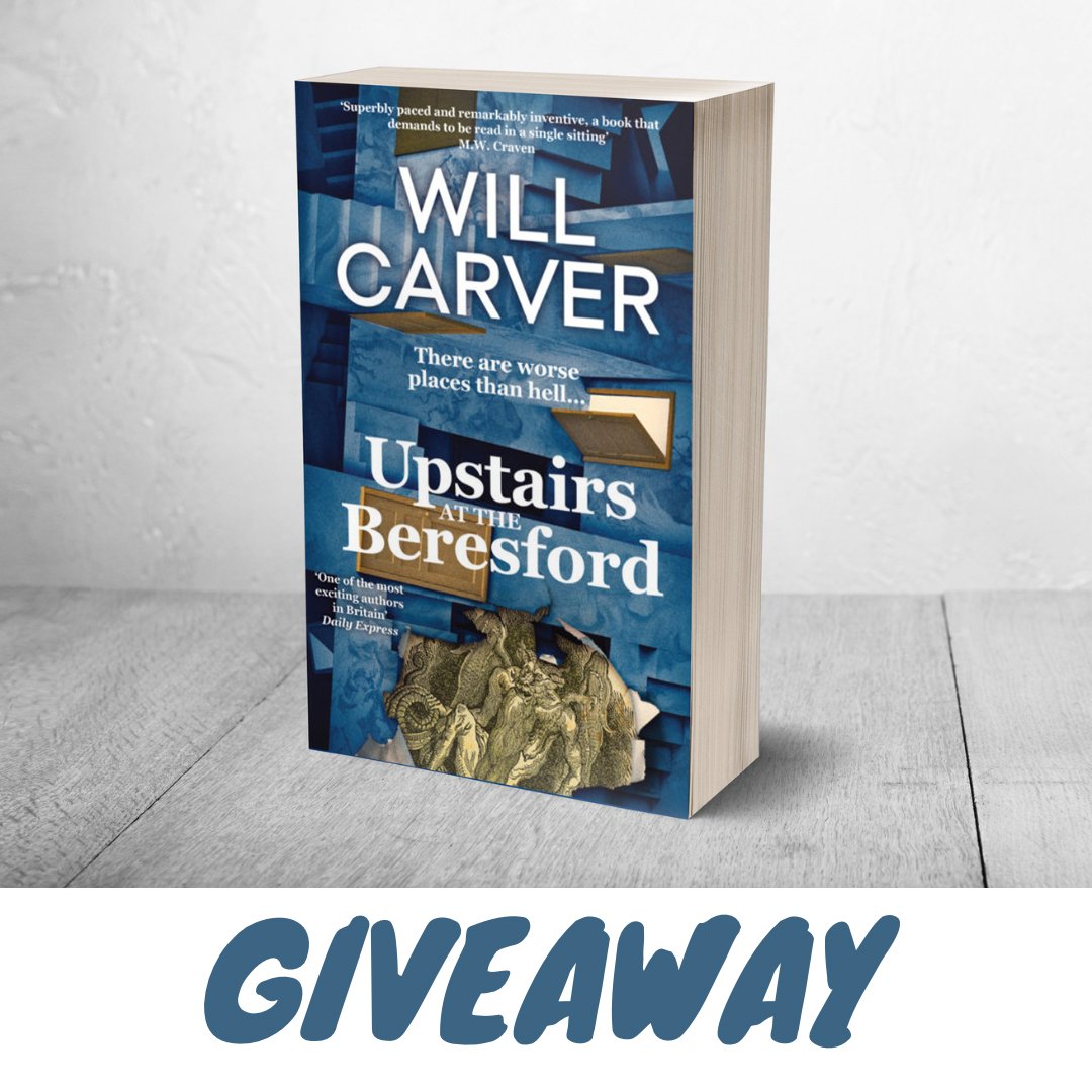 AmandaLlwyd's tweet image. I have a copy of #UpstairsAtTheBeresford by @will_carver to giveaway thanks to @OrendaBooks 

To enter - 
Follow me, RT &amp;amp; tag a friend

UK only, ends Tue 14th at 5:00pm &amp;amp; you must be happy to send me your address.