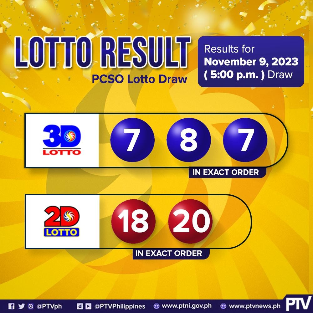 Lotto result nov 9 deals