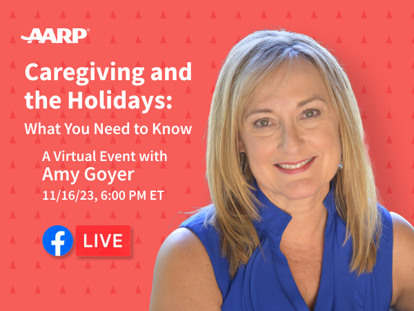 The holidays can be overwhelming for family caregivers. Join AARP Caregiving expert @AmyGoyer and Specialized Content Director, Shelley Emling for a virtual event to learn tips that could help bring more joy to your holiday season this year! Register: local.aarp.org/vcc-event/care…