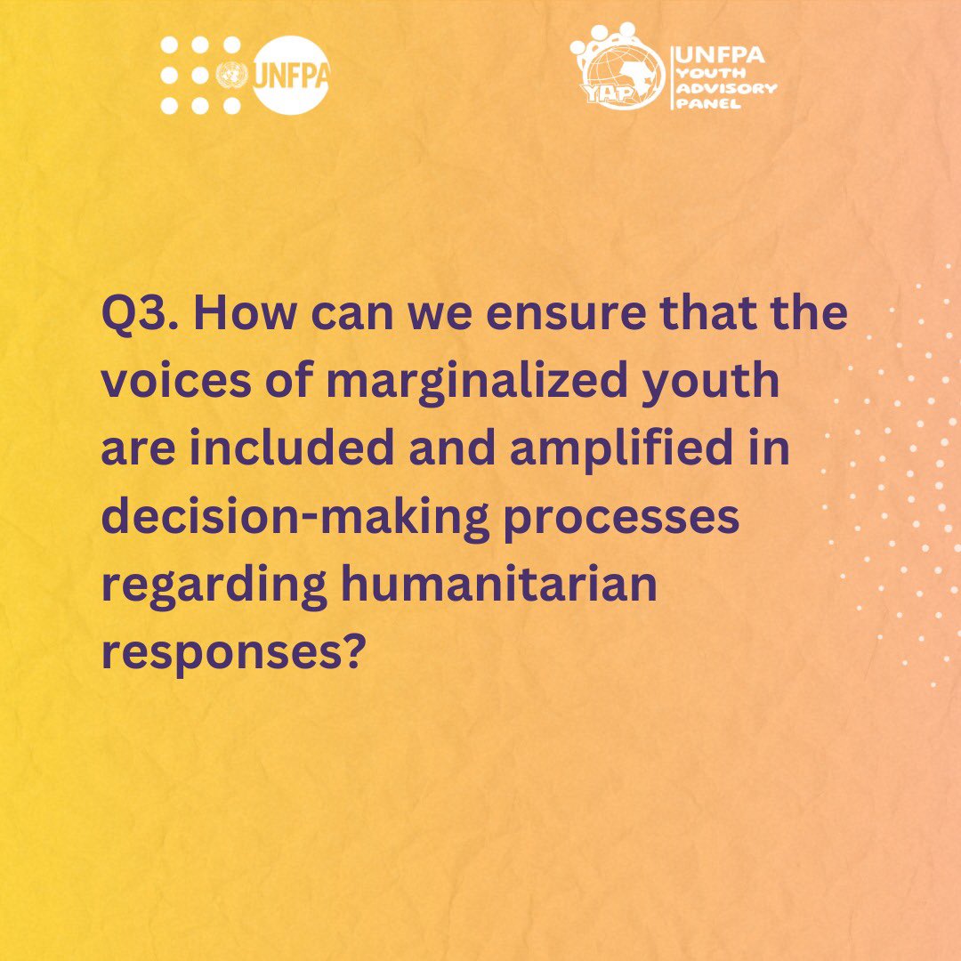 How can we ensure that the voices of marginalized youth are included and amplified in decision-making processes regarding humanitarian responses?