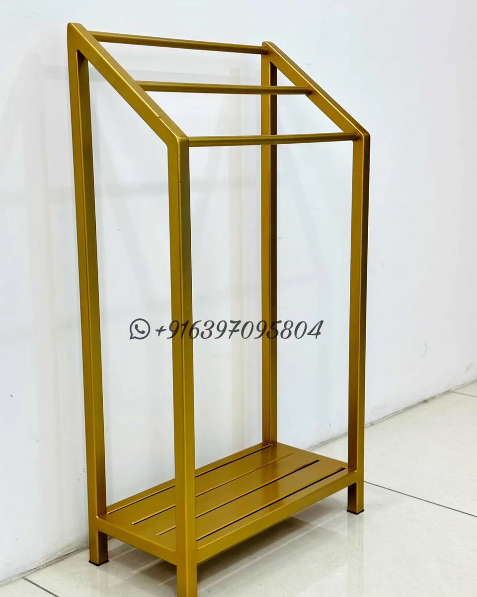 gco_goldencraft's tweet image. - GCO iron made Towel Hanger Stand with Golden Powder Coated Finish for interiors. 

#IronGoldTowelStand #BathroomDecor #HomeOrganization #ElegantDesign #GoldAccents #TowelStorage #InteriorDesign #HomeAccessories #FunctionalDecor #LuxuryHome #MetallicFinish #TowelRack