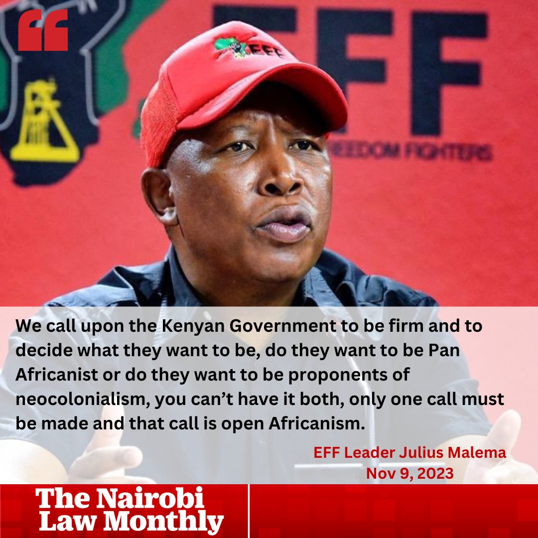 ''... do they want to be Pan Africanist or do they want to be proponents of neocolonialism, you can’t have both...,'' EFF leader Julius Malema