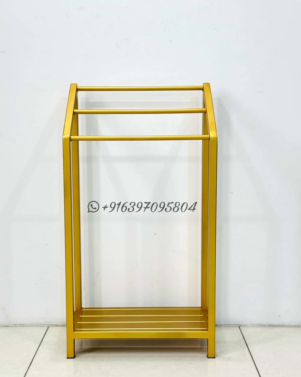 gco_goldencraft's tweet image. - GCO iron made Towel Hanger Stand with Golden Powder Coated Finish for interiors. 

#IronGoldTowelStand #BathroomDecor #HomeOrganization #ElegantDesign #GoldAccents #TowelStorage #InteriorDesign #HomeAccessories #FunctionalDecor #LuxuryHome #MetallicFinish #TowelRack