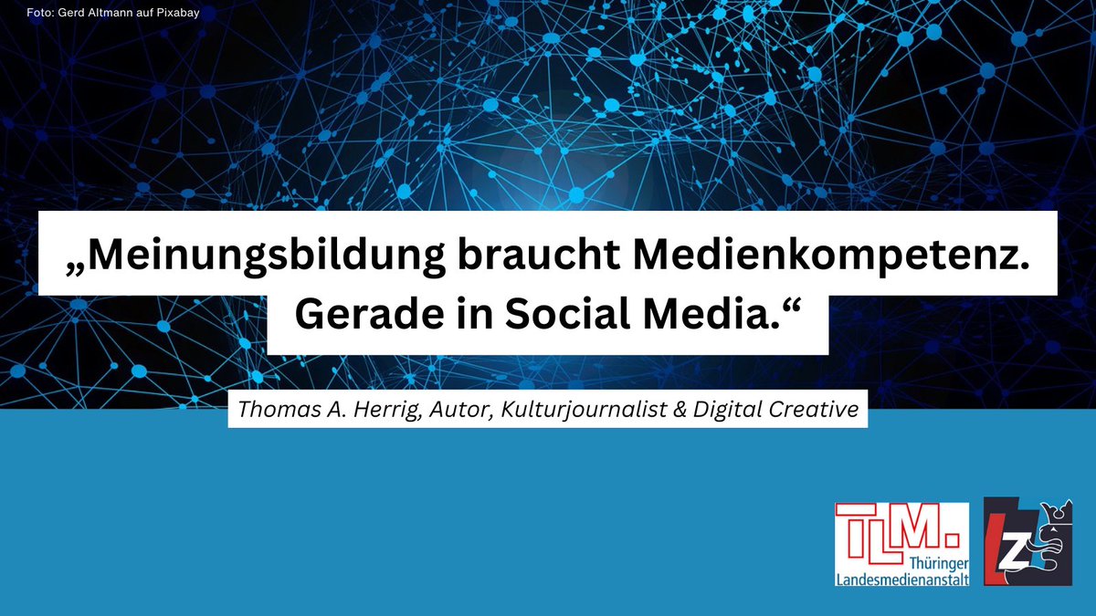 📽️🚀Mehr zur politische Werbung auf Social Media erfahrt ihr in unserem Videotalk mit Thomas A. Herrig ab dem 15. November online. Alle Infos zu den Aktionstagen: netzpolitische-bildung.de #TLM #ATNetPol #politischebildung #medienkompetenz #netzpolitik #digitalisierung