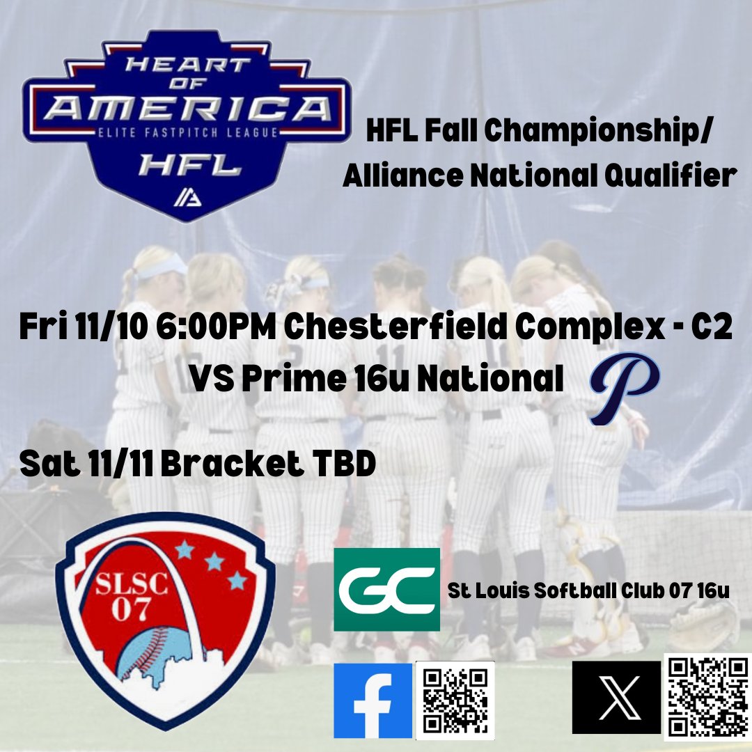 St.Louis Softball Club is in town this weekend! Come watch us in Chesterfield!