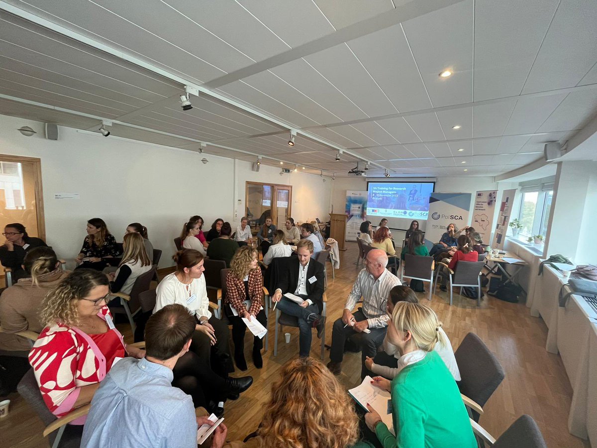 SLORD_Brussels's tweet photo. After a fruitful discussion among #research project managers about their experience with building successful consortia🤝, motivating researchers💪 and fostering multidisciplinarity🔀 we are moving on to tackling important topic of #OpenScience at #V4Training https://t.co/nZxLZvQHnB