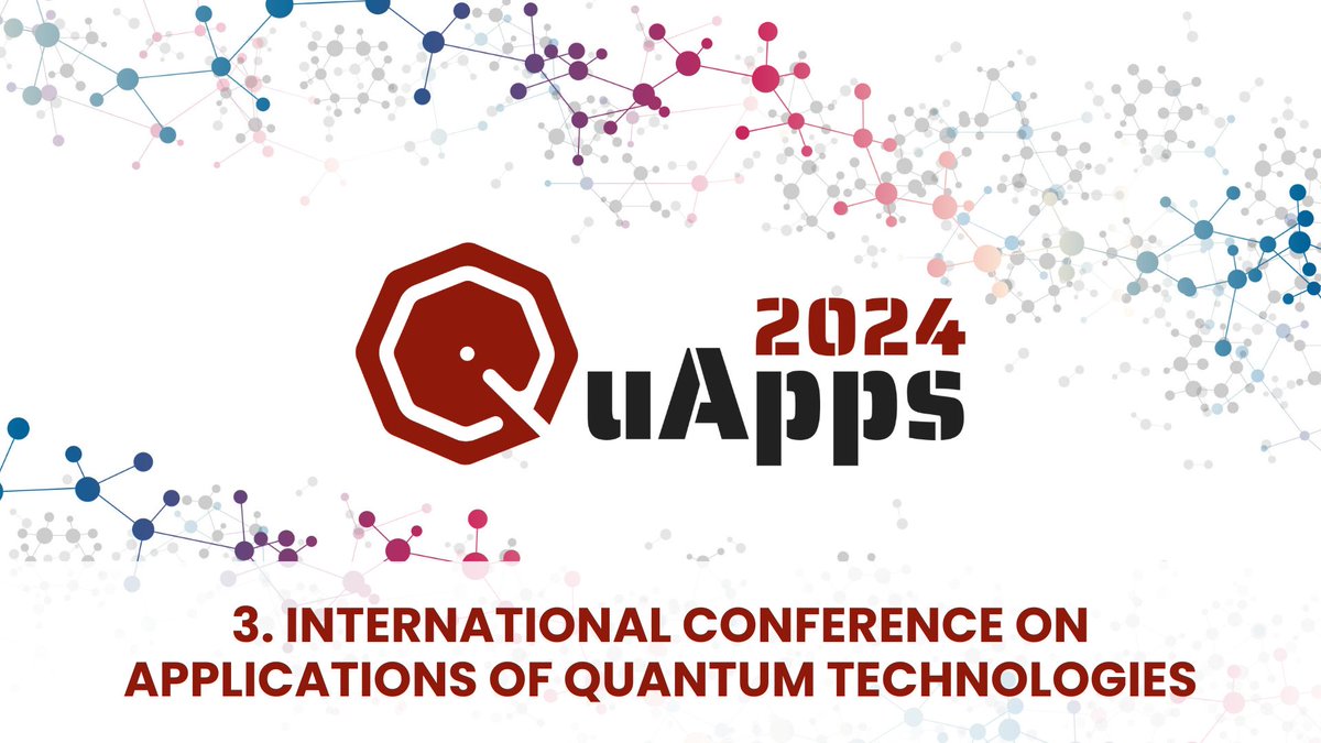 📢 SAVE THE DATE / CALL FOR POSTER AND PRESENTATION

QuApps, 3. International Conference on Applications of Quantum Technologies

📆 April 18, 2024, Jülich, DE

quapps-conference.com/submit-abstrac…