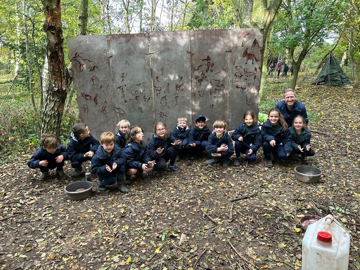 HeadAtTheElms's tweet photo. Year 3 have enjoyed their trip to Brackenhurst where role play and practical outdoor activities enhanced their learning about life during the Stone Age, bringing their classroom topic alive. #Gofurther https://t.co/QB553EoVln